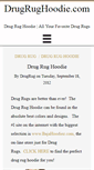 Mobile Screenshot of drugrughoodie.com