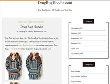 Tablet Screenshot of drugrughoodie.com